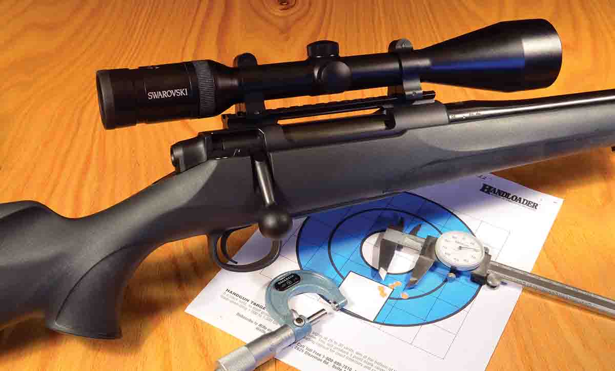 The M18 .270 Winchester was outfitted with a Swarovski Z3 4-12x 50mm riflescope in Mauser’s minimalist mounts. This arrangement of a Picatinny rail and simplified rings (one screw, top and bottom) can be installed in minutes and is rock solid.